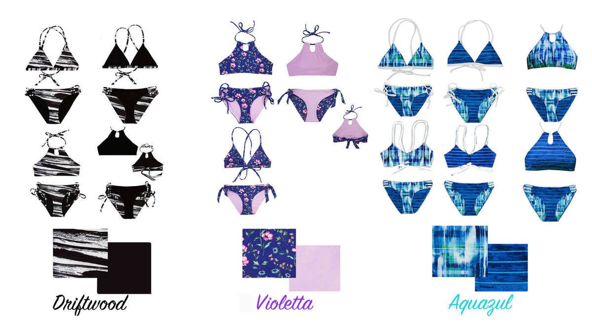 Teen swimwear brand Chanceloves two-piece swimsuits for girls
