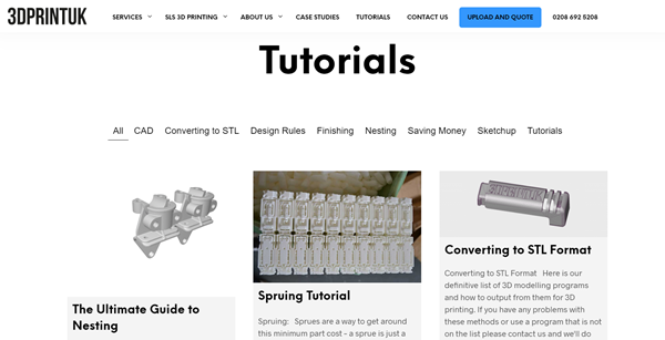 3DPRINTUK Tutorials