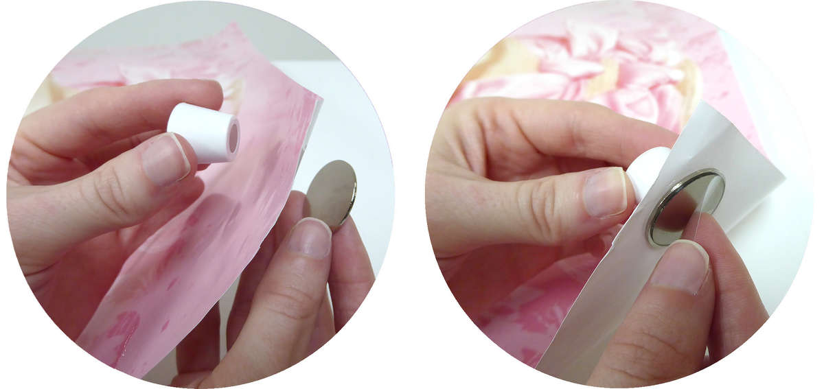 Peel the back and stick to the wall Peel the back and stick to the wall