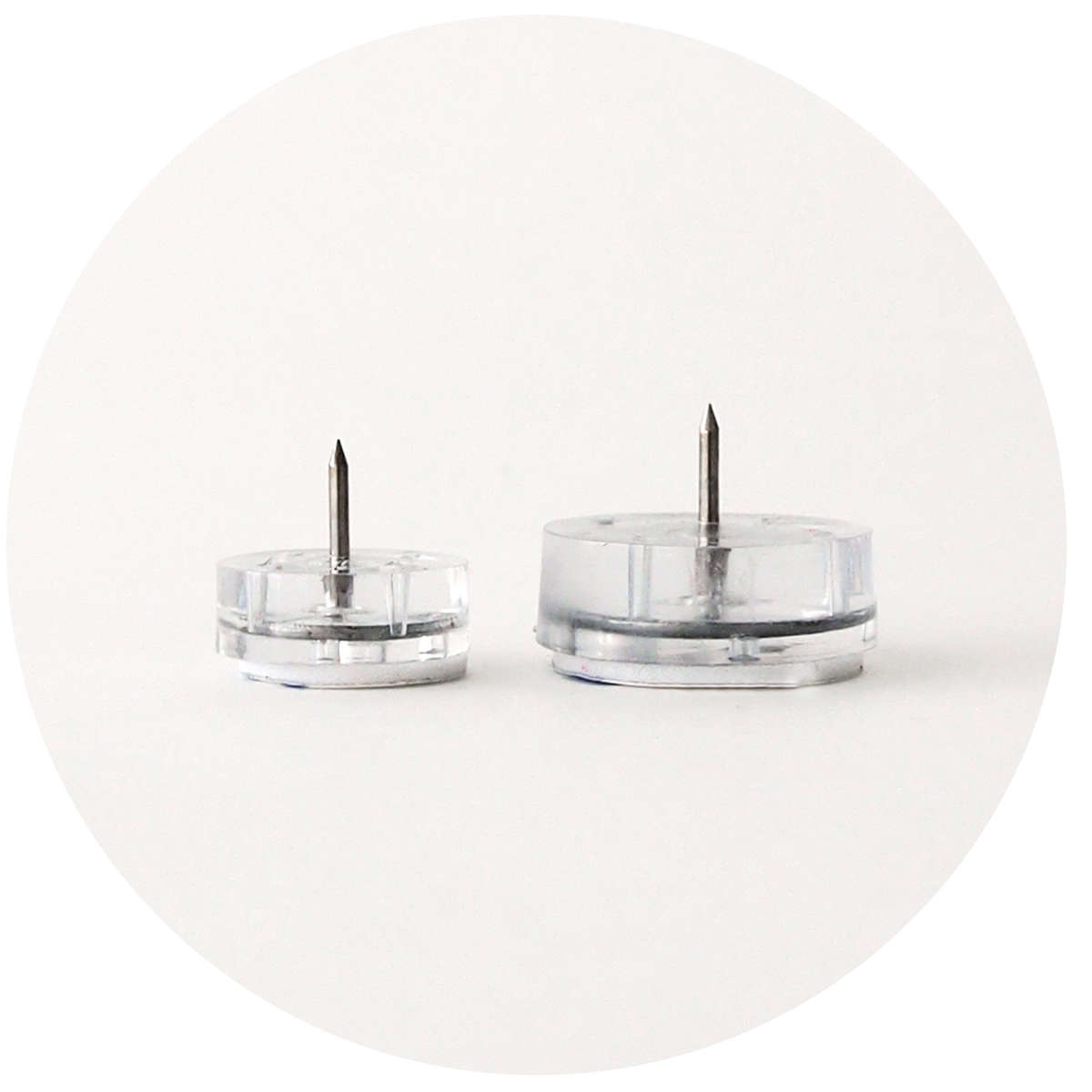 Anchor Points come in two sizes to fit any frame Anchor Points come in two sizes to fit any frame