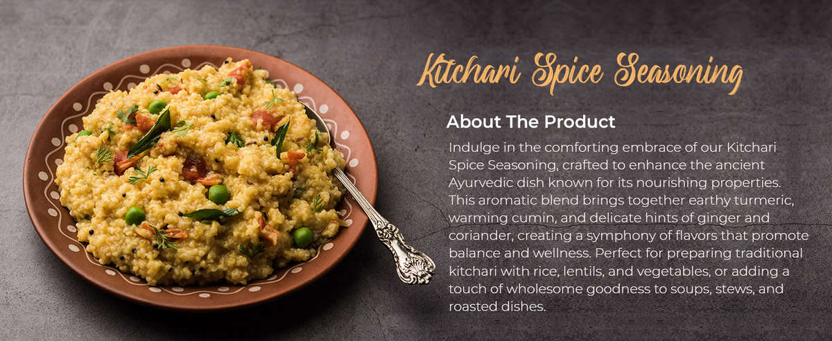 Kitchari Spice for Enhancing Traditional Indian Kitchari with Balanced Flavor Blend