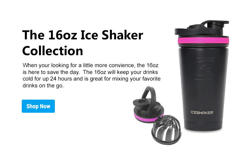 Ice Shaker™ Insulated Bottle DoubleWalled Protein Shaker Ice Shaker