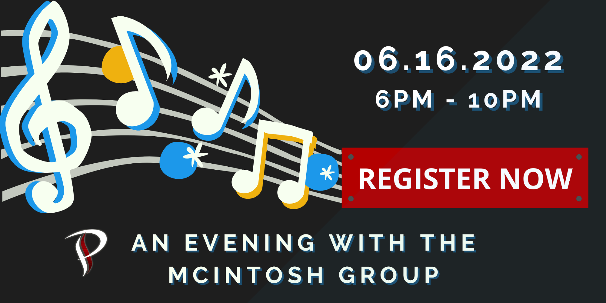 An Evening with the McIntosh Group invitation