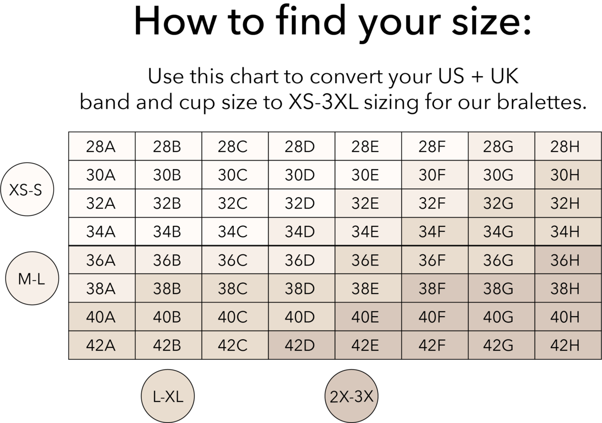 Details of Bra 32c 32e 32f 32g 34d 34e 34f 36c 36d 36e 36g 38b 38c