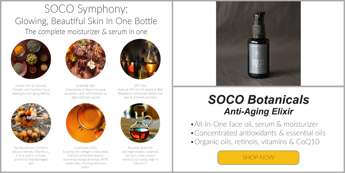 SOCO Symphony: Glowing, Beautiful Skin In One Bottle- The complete moisturizer & serum in one with Sea Buckthorn & Neroli