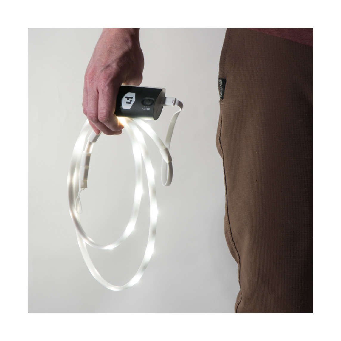Luminoodle USB light rope with Lithium 4400 Battery pack