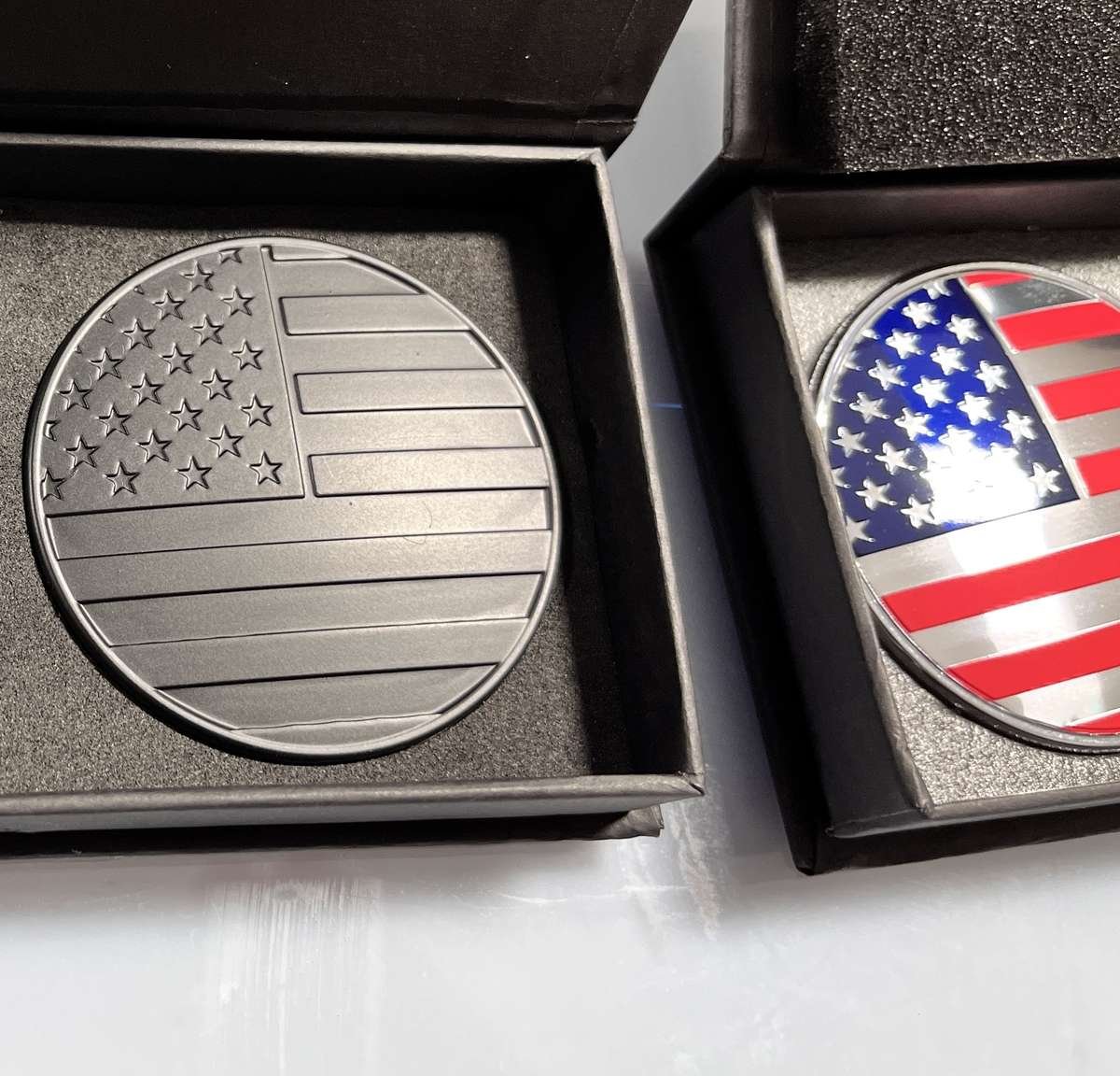 American Flag Emblem Badges Jeep Rated