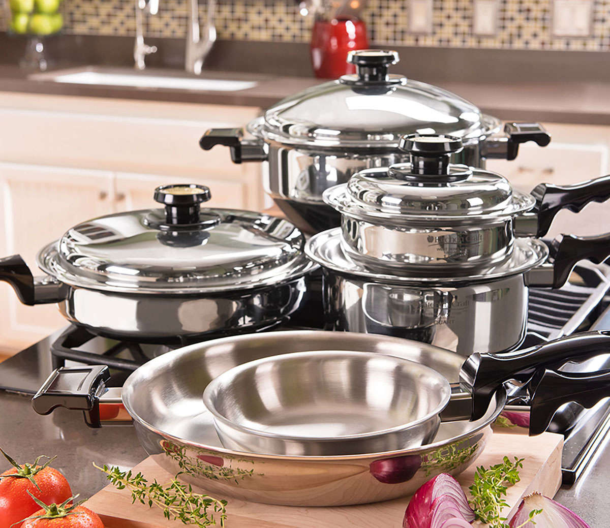 Worlds finest waterless cookware set  Cookware set stainless steel,  Cookware set, Cooking without oil