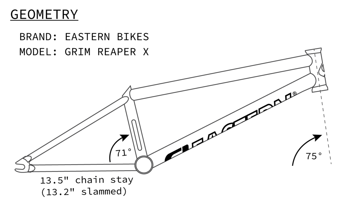 Grim Reaper Titanium BMX Frame - 2.38 lbs – Eastern Bikes