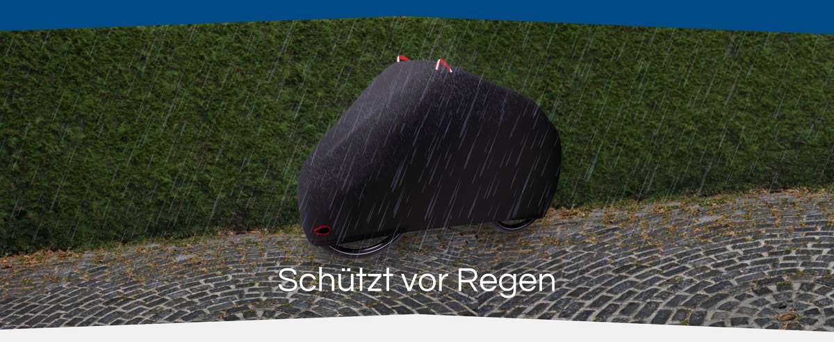 Die Fahrrad Schutzhülle ist zu 100% wasseridcht