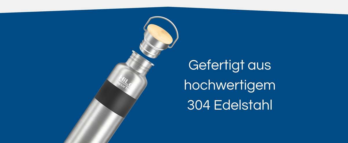Hochwertiges 304, 18/8 Edelstahl, Rad Trinkflasche