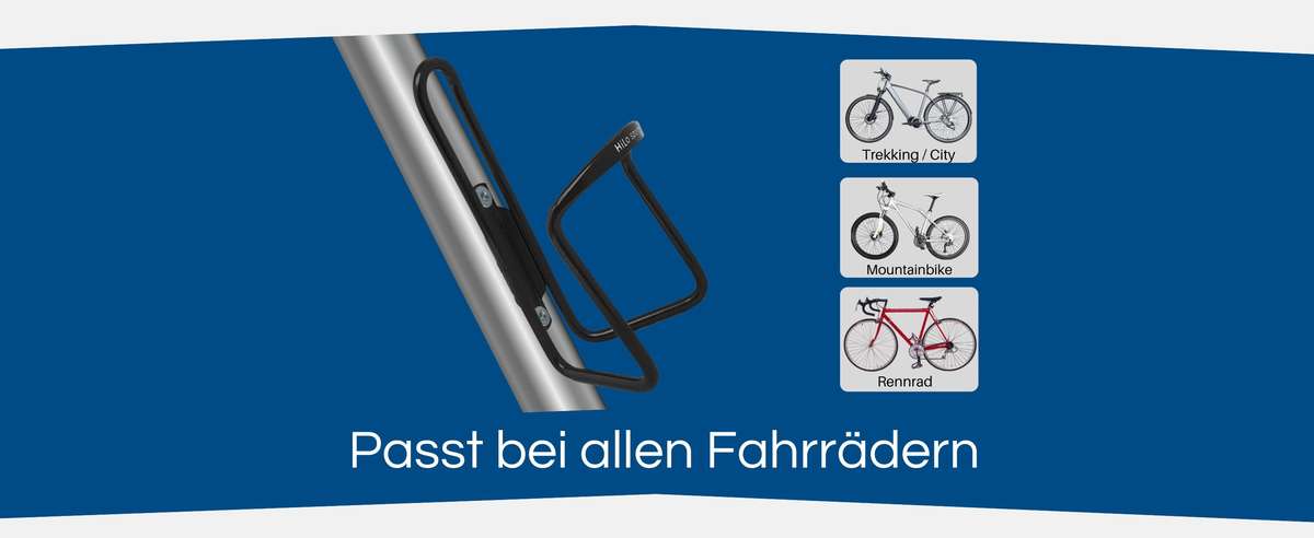 Fahrrad Getränkehalter für alle Fahrrad Trinkflaschen