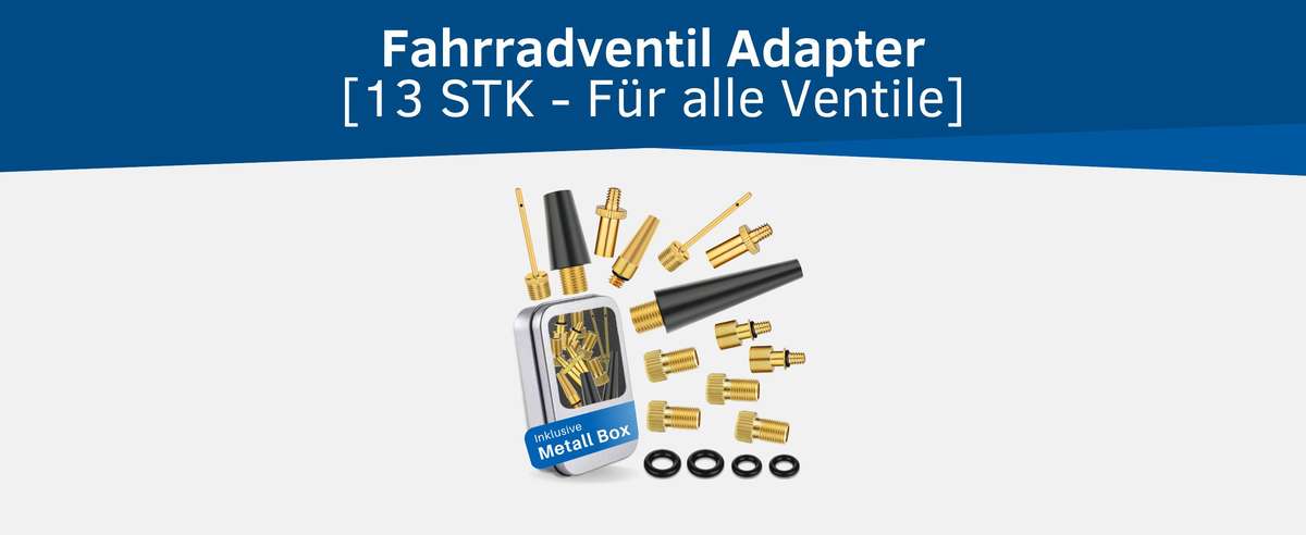 Französische Ventiladapter für alle Fahrräder