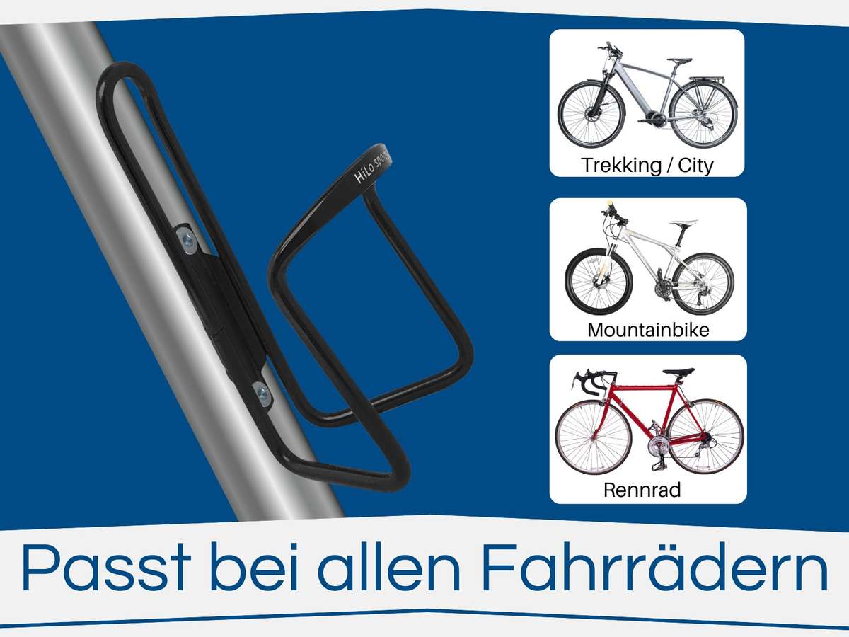 Trinkflaschenhalter für alle Fahrräder