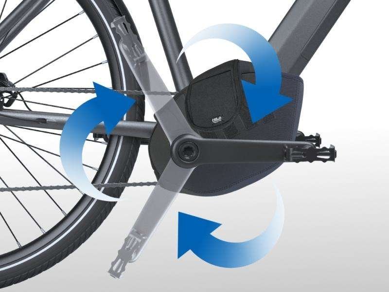 Schutzhülle für E-Bike Motor.