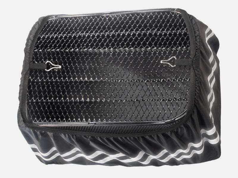 Die Korb Abdeckung hat eine tolle Passform für alle Fahrradkörbe.