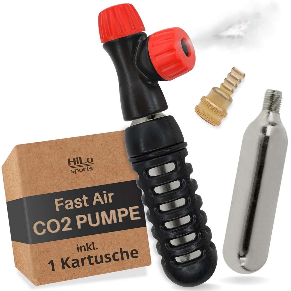 Die Fahrrad CO²-Inflator-Pumpe Die Fahrrad CO²-Inflator-Pumpe