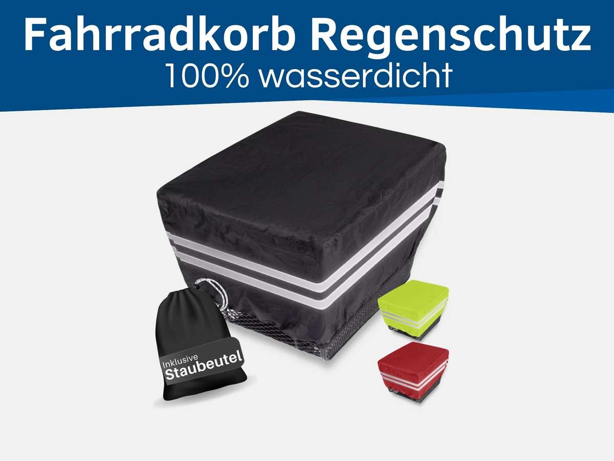 Fahrradkorb Regenschutz