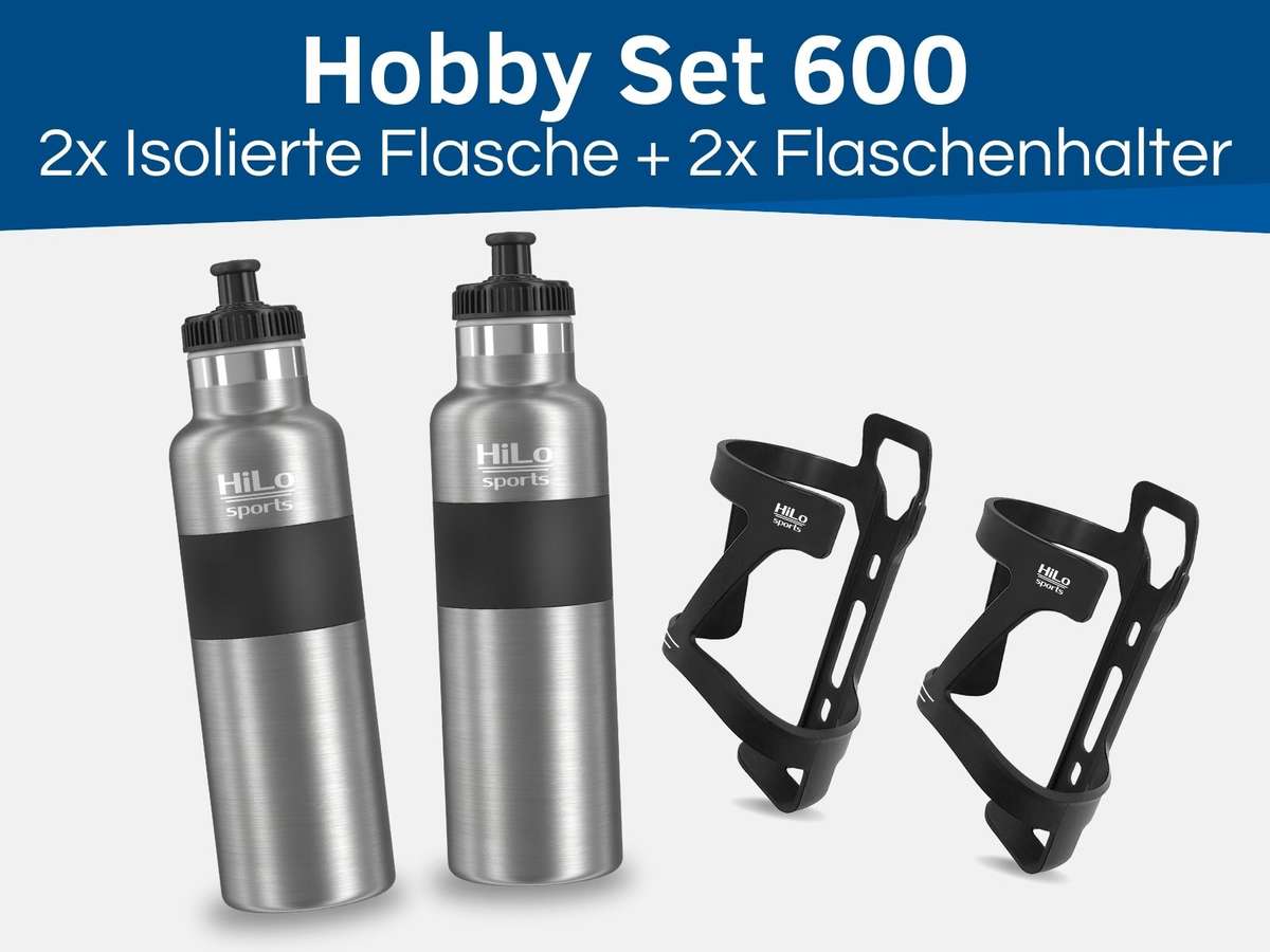 2 Trinkflasche mit Fahrrad Halterungen