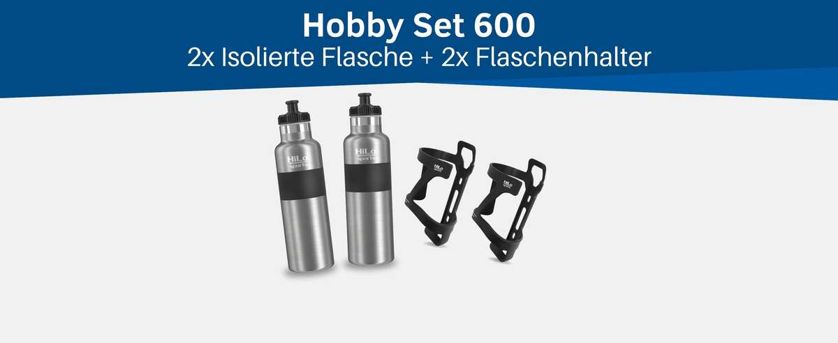 Fahrrad Trinkflasche mit Halterung