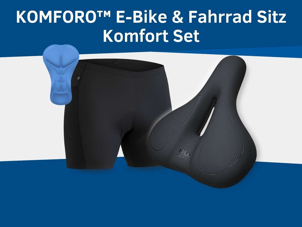 Fahrrad Unterhosen und Fahrradsättel