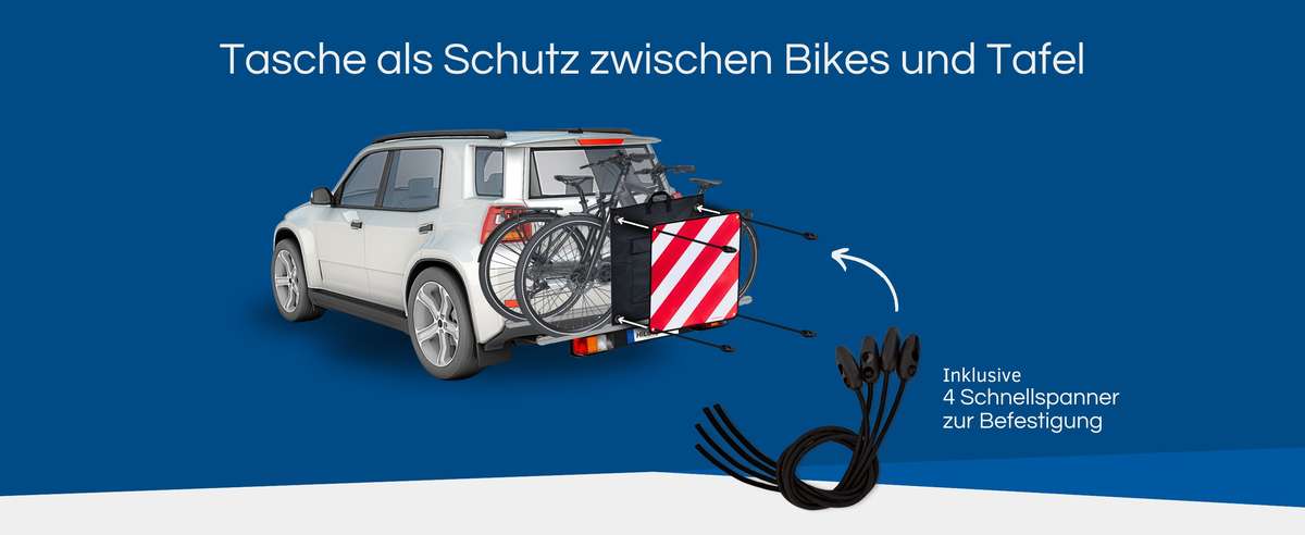 Italien Warntafel für Fahrradträger Italien Warntafel für Fahrradträger
