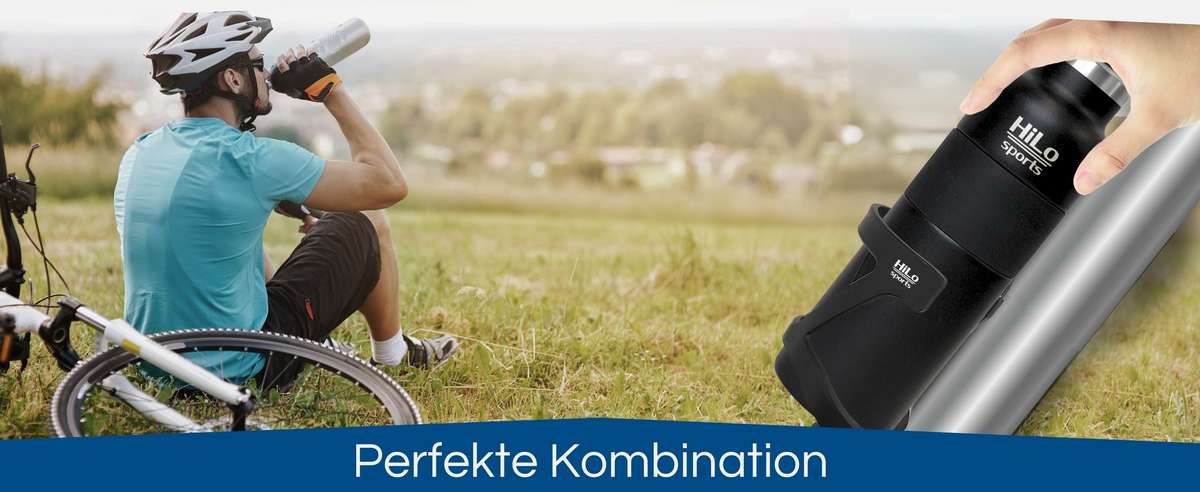 Trinkflasche Fahrrad mit Halter