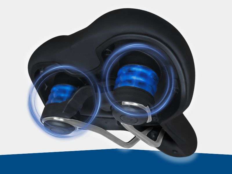 Fahrrad Sattel mit stoßabsorbierendem System