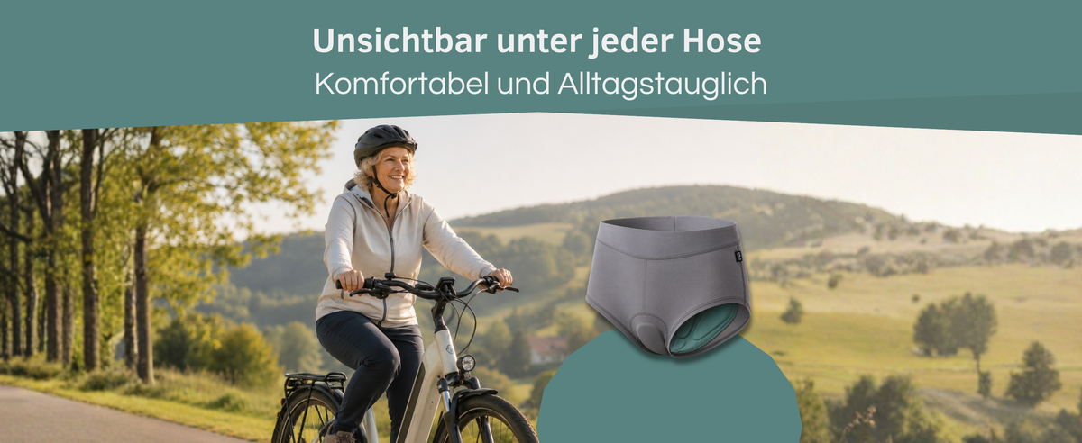 Unsichtbare Rad Unterhose