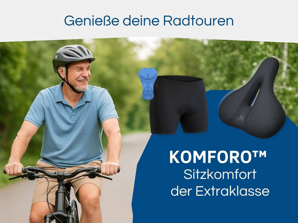 Fahrrad Unterwäsche Männer und Sattel Männer