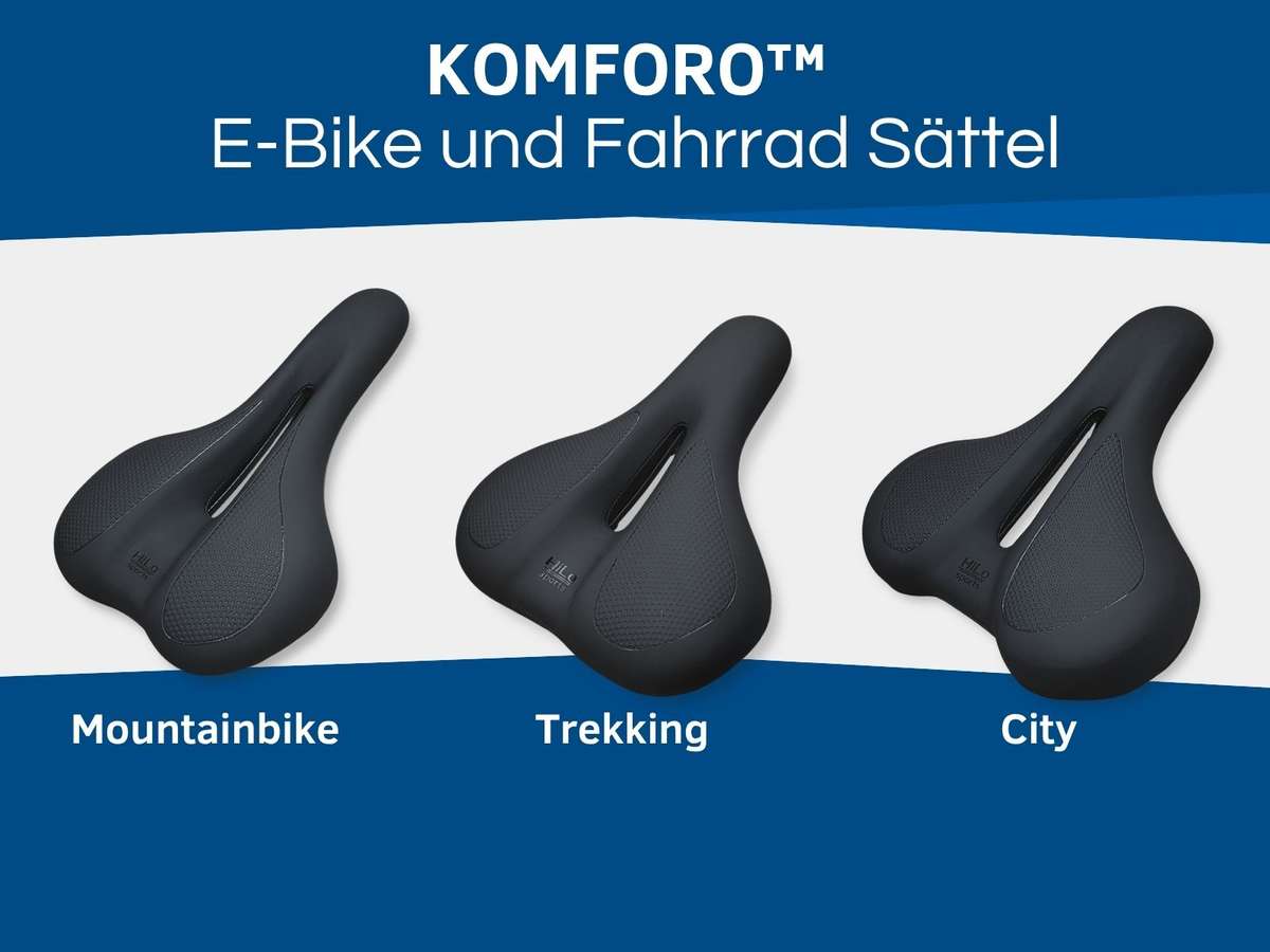 Fahrradsattel für schmerzfreie Fahrt