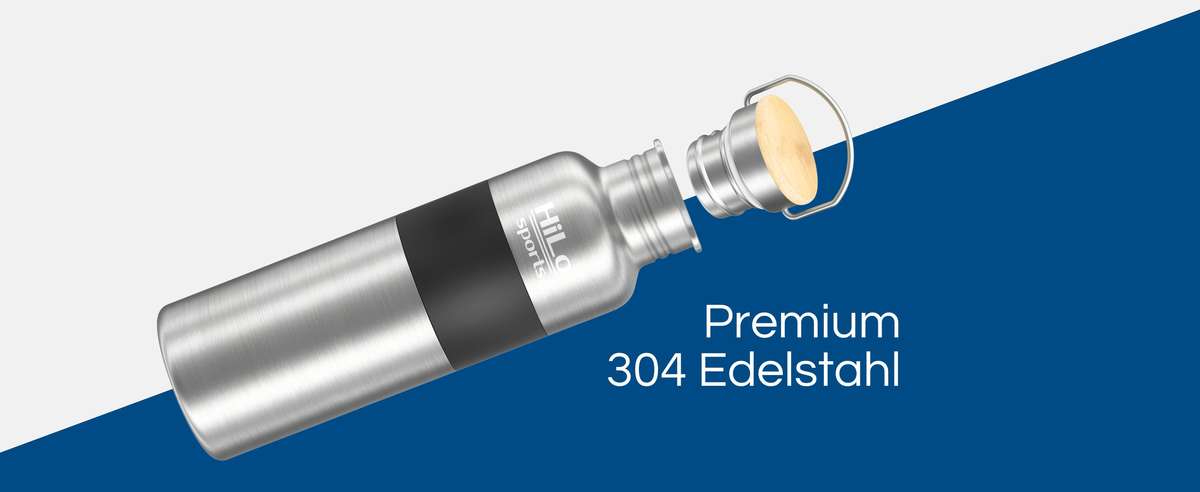 Fahrrad Trinkflache aus Edelstahl