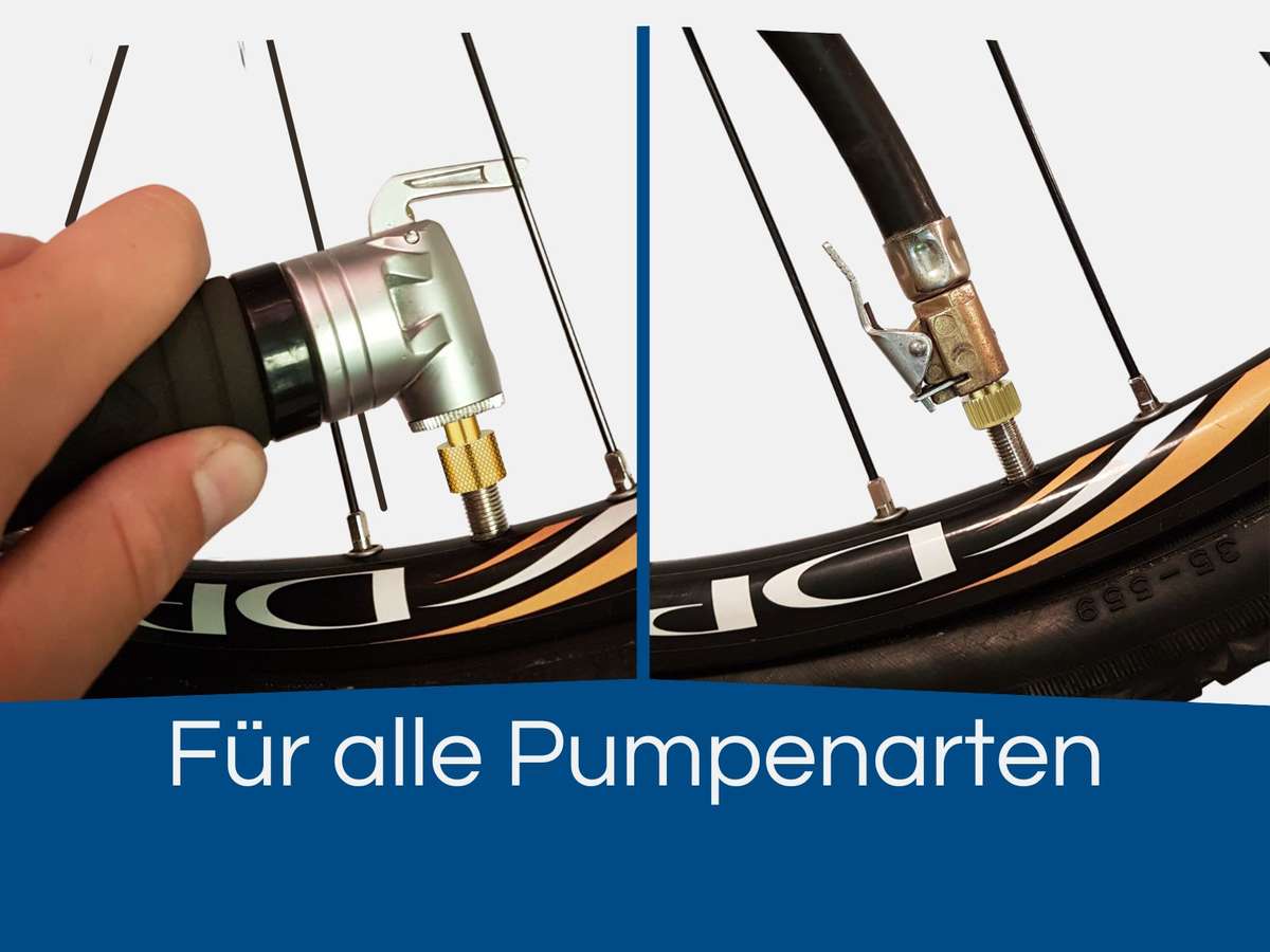 Adapter für alle Fahrradventile