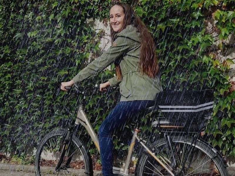 Der Korb Überzug ist komplett wasserdicht.