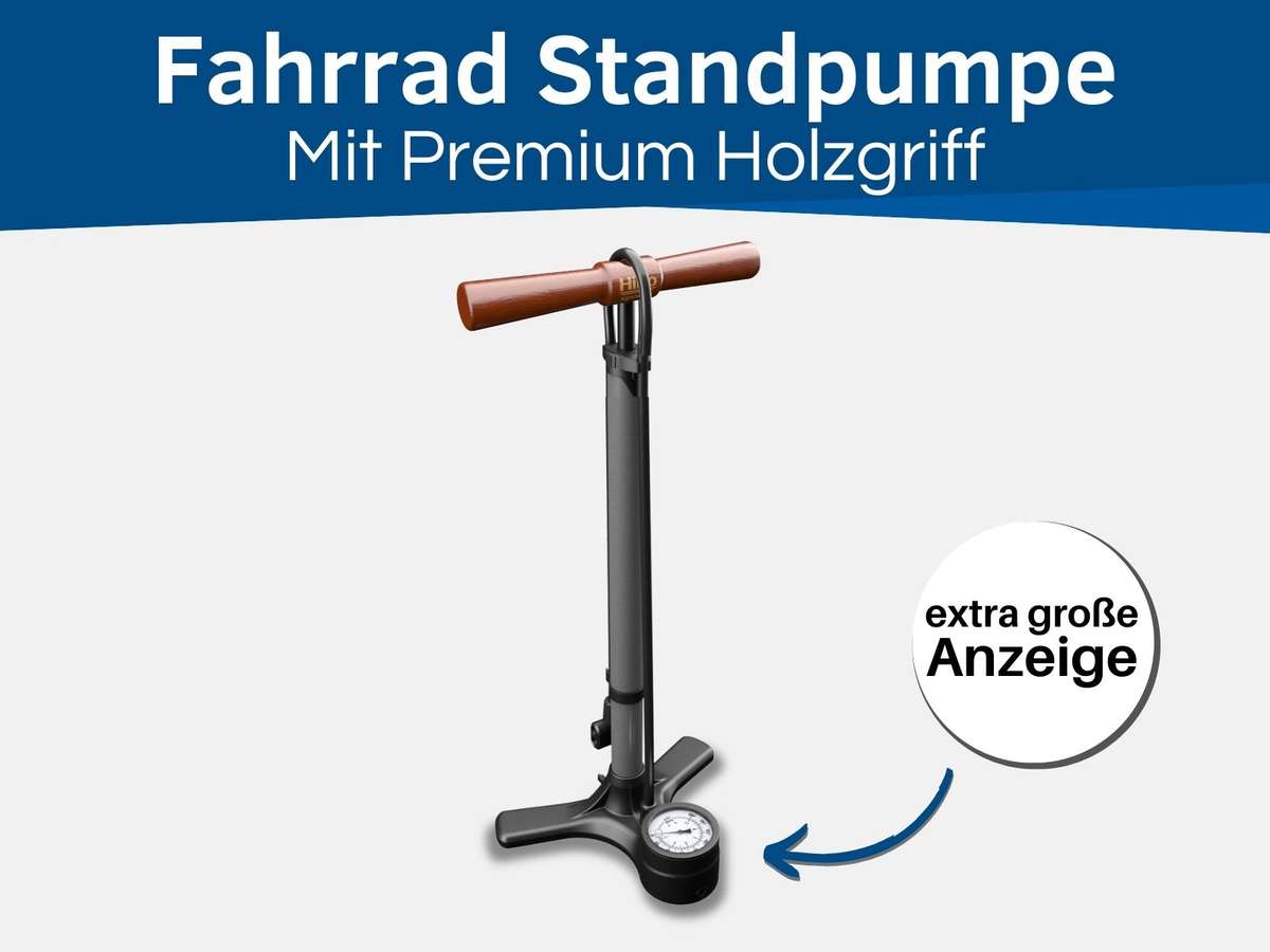 Standpumpe aus Stahl mit Dual Kopf