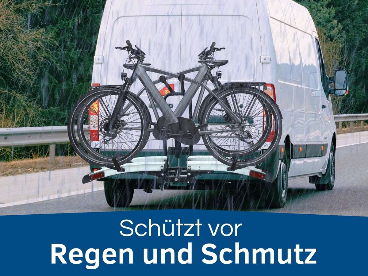 Fahrrad Transportschutz für Heckträger.