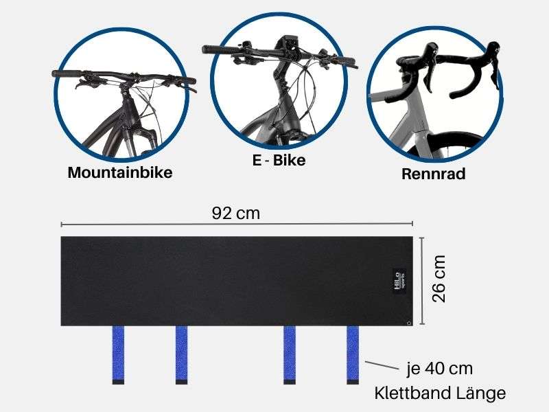 Fahrrad Lenkerschutz für alle Lenker Größen
