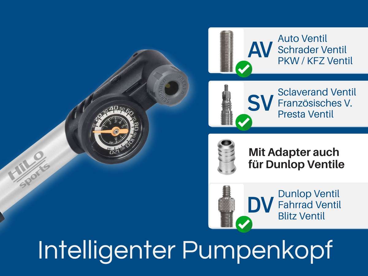 Kleine universale Luftpumpe