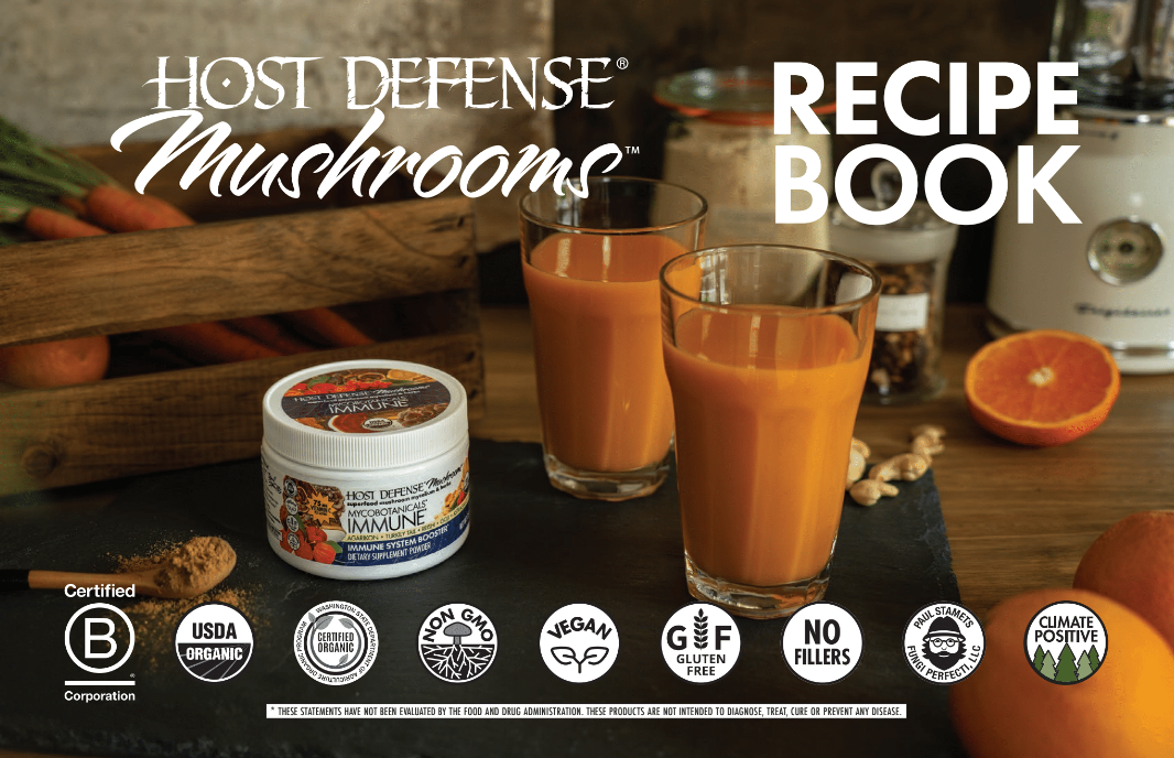 Host Defense Recipe Book - Powered by Mushroom Mycelium