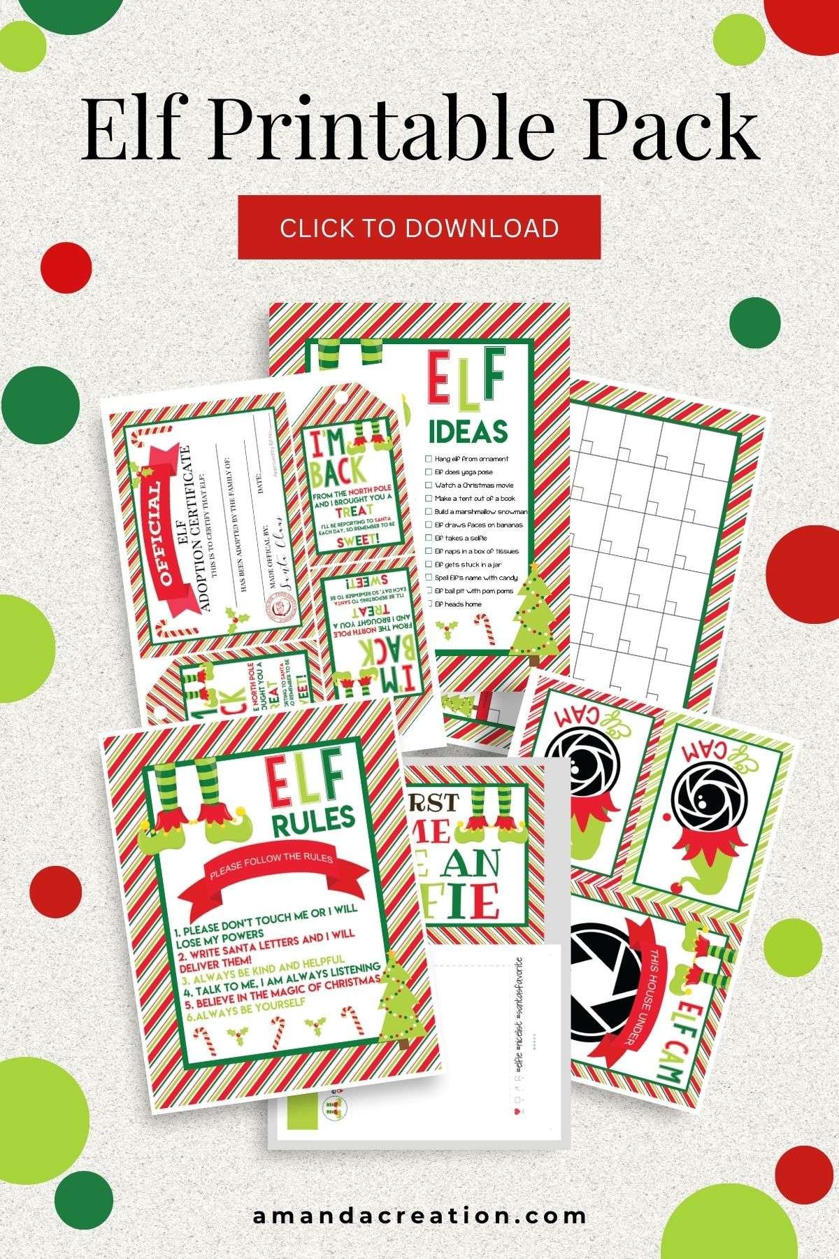 Elf Printable Pack