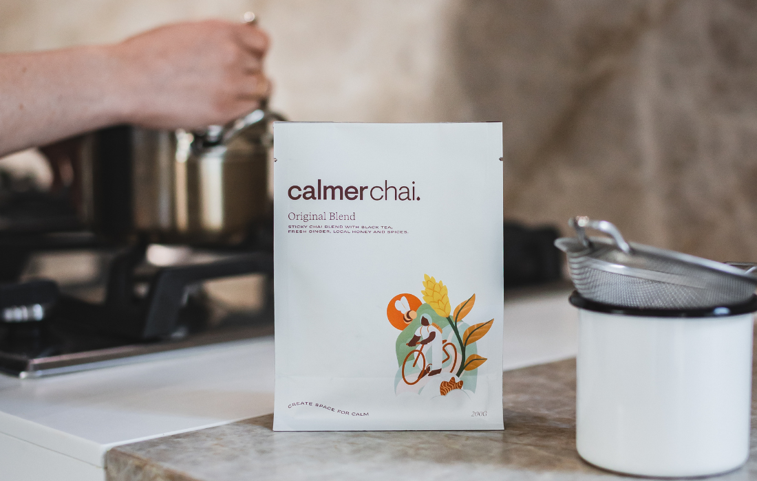 Calmer Chai and Ceramic teapot