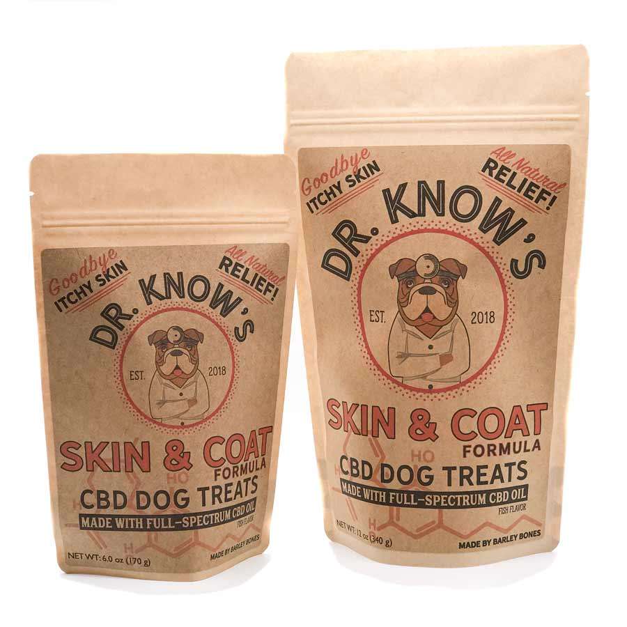 Dr. Know's CBD Dog Treats Skin & Coat Formula Dr. Know's CBD Dog Treats Skin & Coat Formula