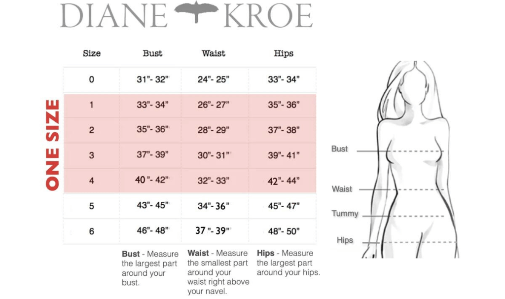 Size & Fit Diane Kroe Travel Wear