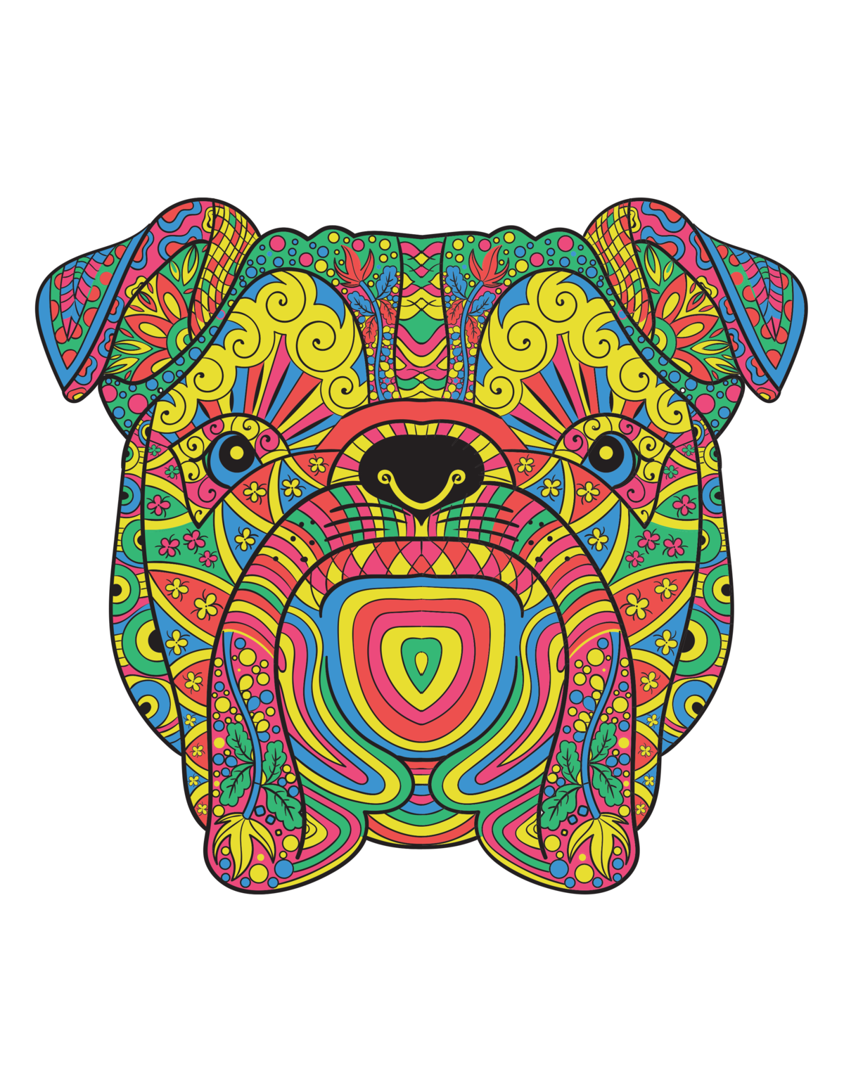 Adult Coloring Books - Animals, Geometric Shapes with Mandala Designs |  Creatively Calm Studios