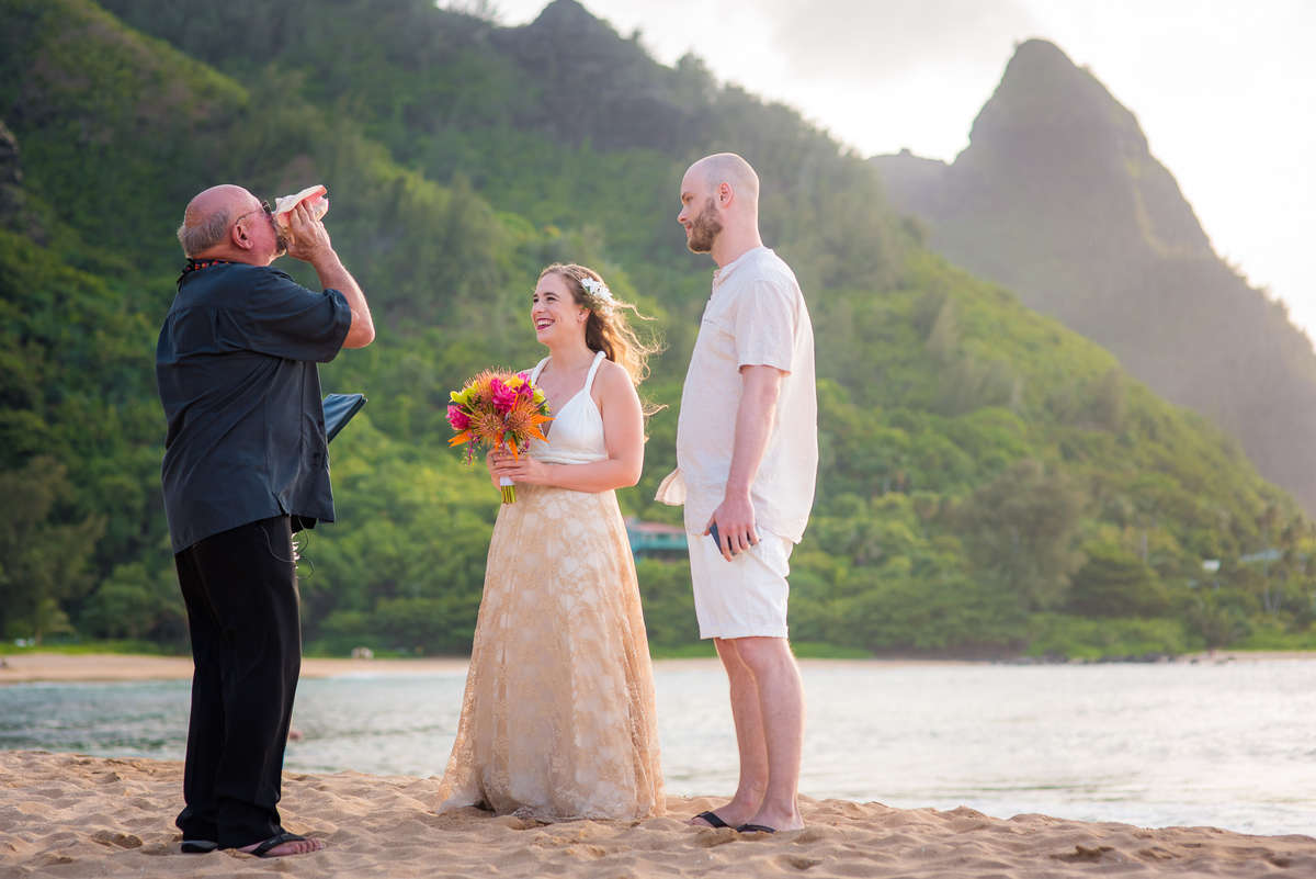 last minute beach wedding