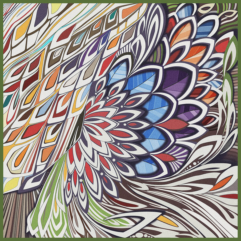 R Culturi Colorful Wind Pocket Square Original Artwork R Culturi Colorful Wind Pocket Square Original Artwork