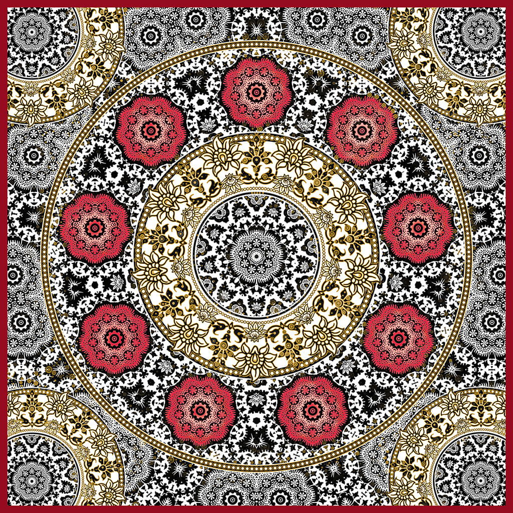 R Culturi Vision of an Urban Peasant Pocket Square Original Artwork R Culturi Vision of an Urban Peasant Pocket Square Original Artwork