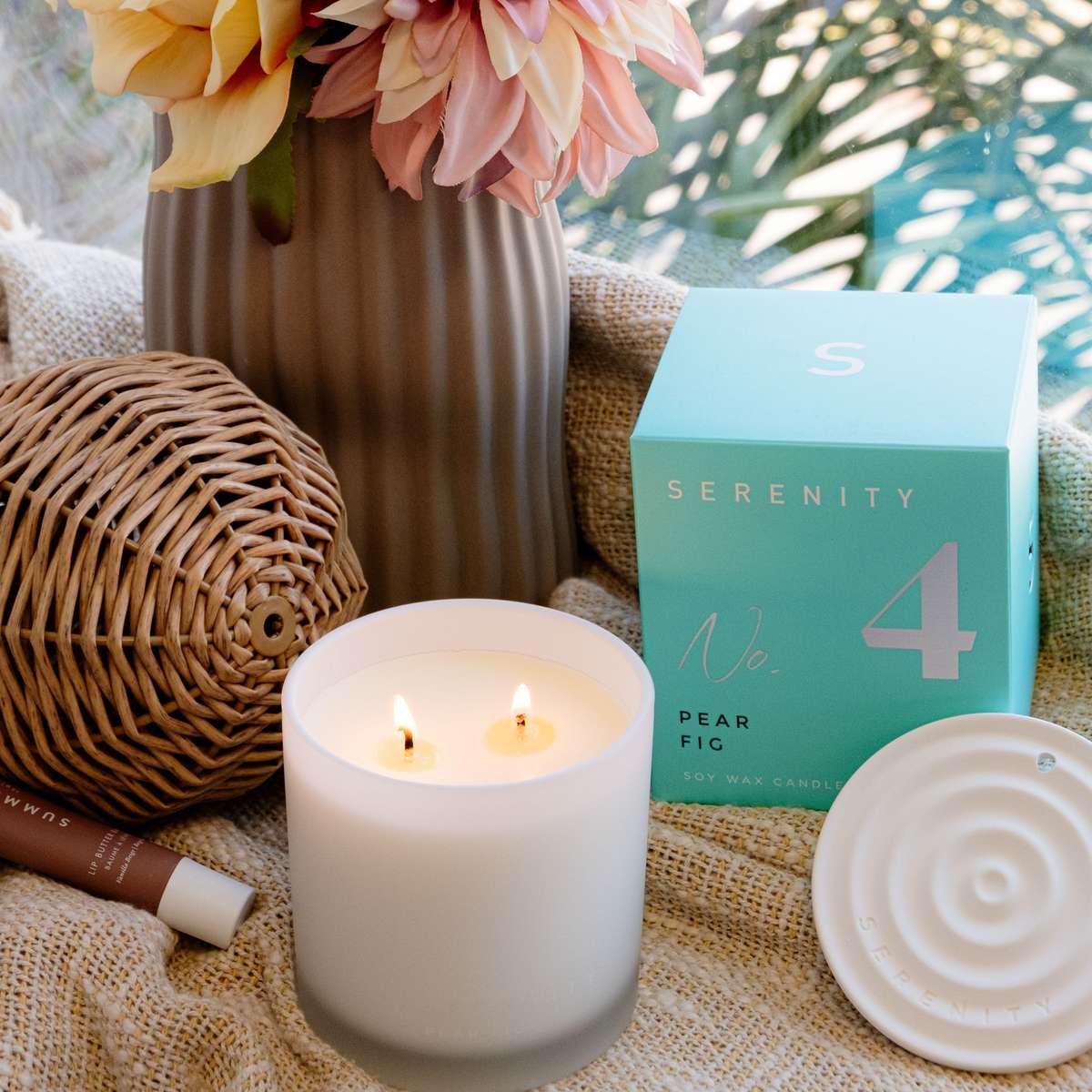 Serenity Numbered Core Candle and Fragrant Disc
