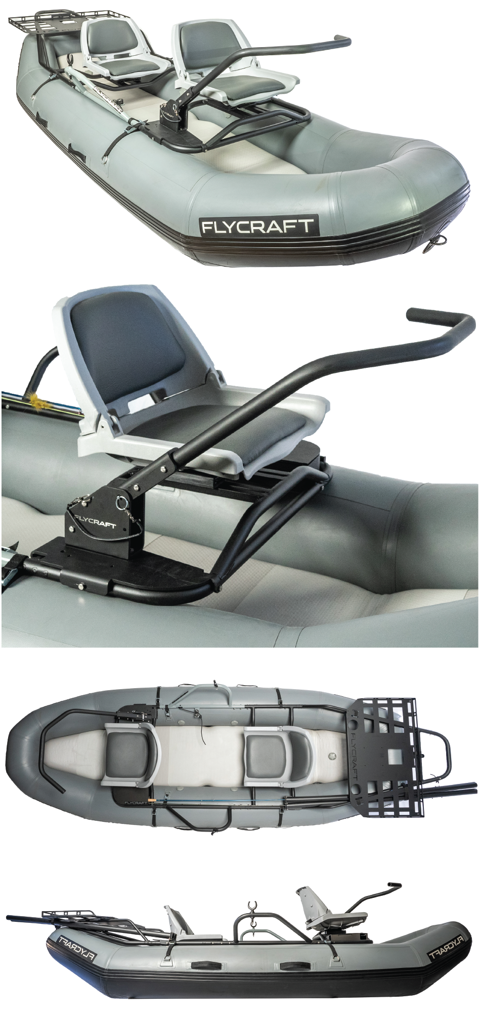 Flycraft’s Inflatable Fishing Boat: Stealth 2.0 Fish Package (2-Man)
