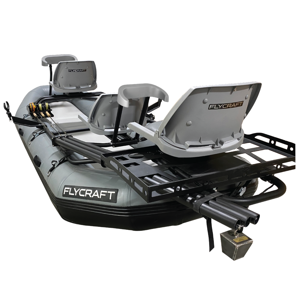 inflatable 3 person fishing boat - FLYCRAFT USA